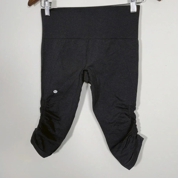 Lululemon Ebb And Flow  Crop Ii Inkwell Leggings - Picture 6 of 8